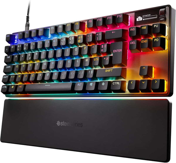 Clavier TKL à switches ajustables, écran OLED