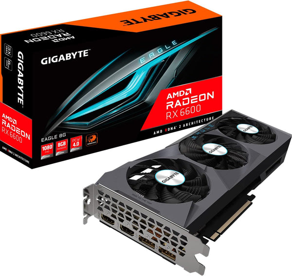 Carte graphique 8 Go GDDR6, 1080p