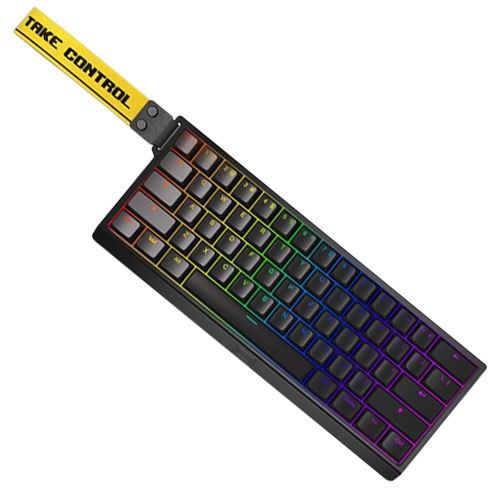 Clavier 60 % à switches magnétiques, course réglable